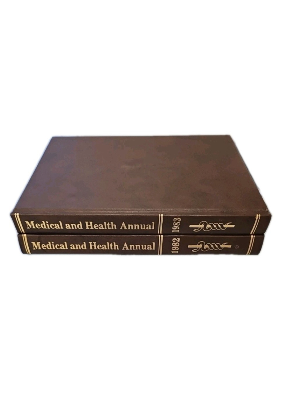 Lot Of 2 Vintage Encylopedia Britannica Medical and Health Annual, 1982 & 1983